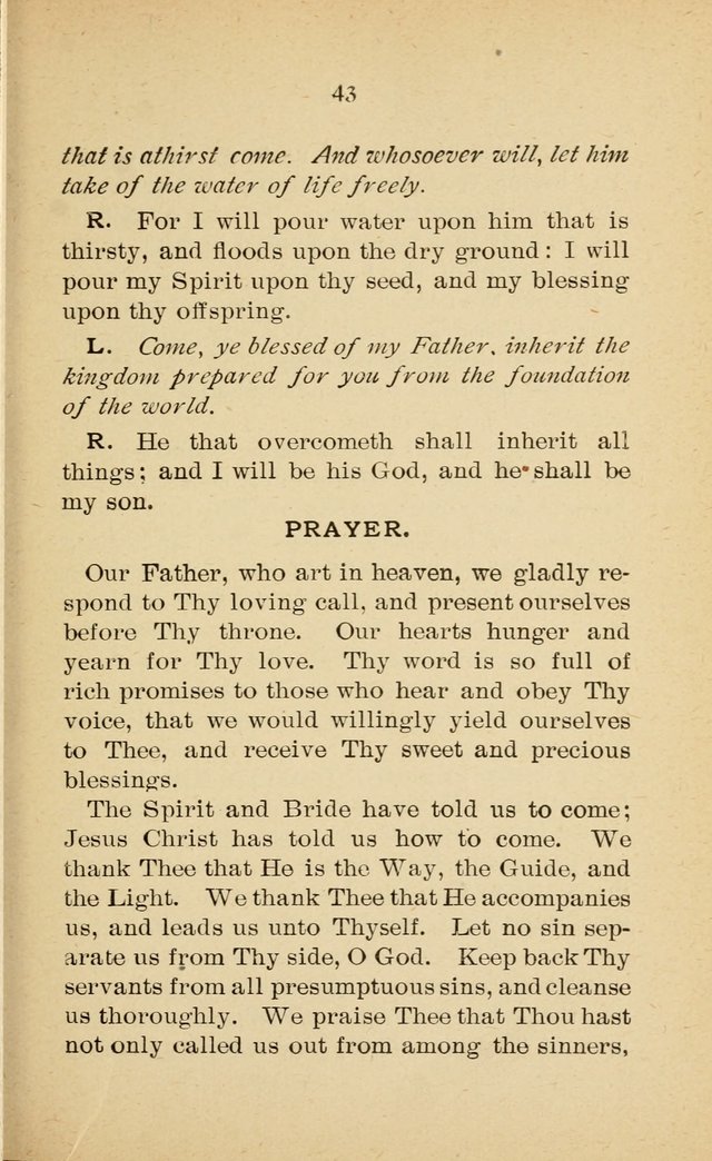 Missionary Services and Hymnal: a manual for the use of the Woman
