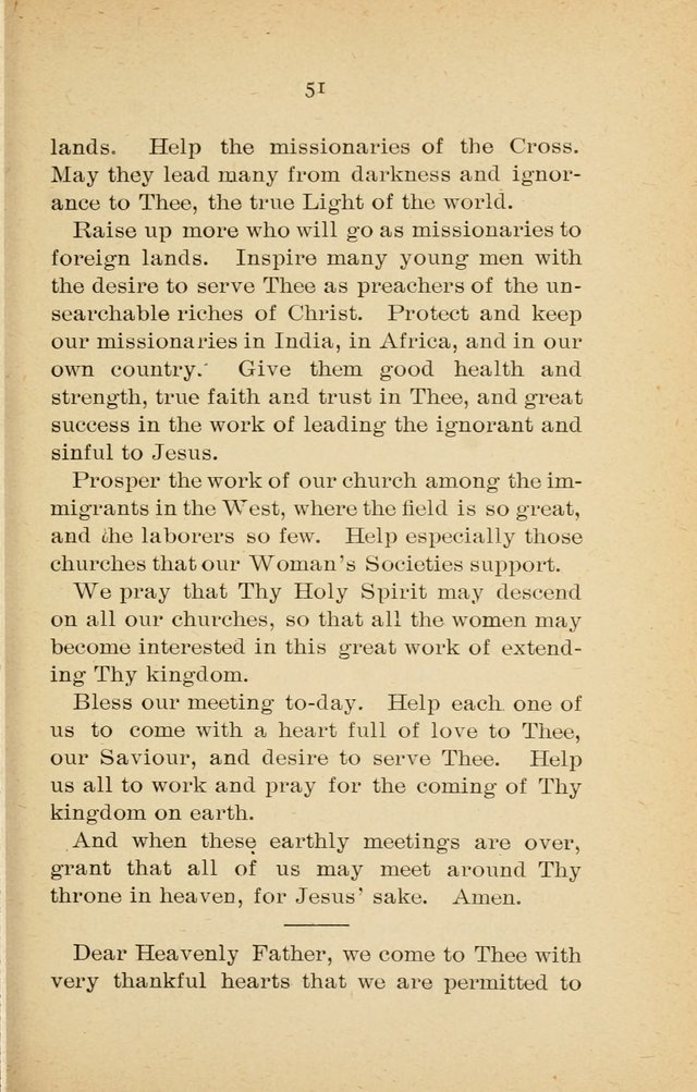 Missionary Services and Hymnal: a manual for the use of the Woman