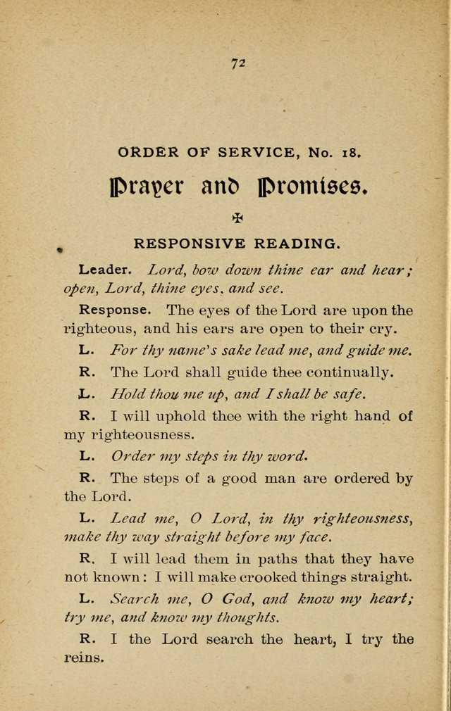 Missionary Services and Hymnal: a manual for the use of the Woman