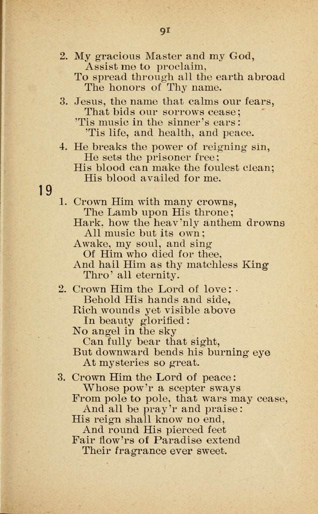 Missionary Services and Hymnal: a manual for the use of the Woman