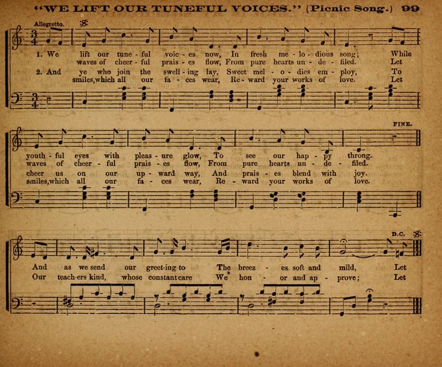 The Morning Stars Sang Together: a book of religious songs for Sunday schools and the home circle page 100