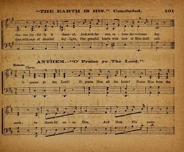 The Morning Stars Sang Together: a book of religious songs for Sunday schools and the home circle page 102