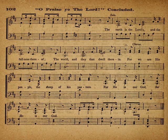 The Morning Stars Sang Together: a book of religious songs for Sunday schools and the home circle page 103