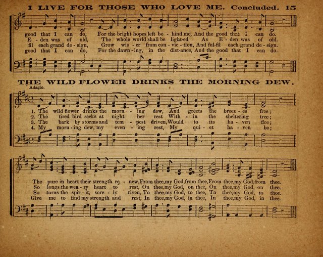 The Morning Stars Sang Together: a book of religious songs for Sunday schools and the home circle page 16