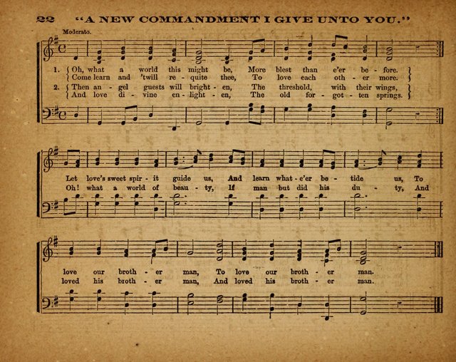 The Morning Stars Sang Together: a book of religious songs for Sunday schools and the home circle page 23