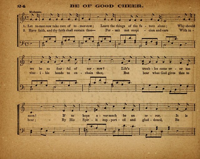 The Morning Stars Sang Together: a book of religious songs for Sunday schools and the home circle page 25