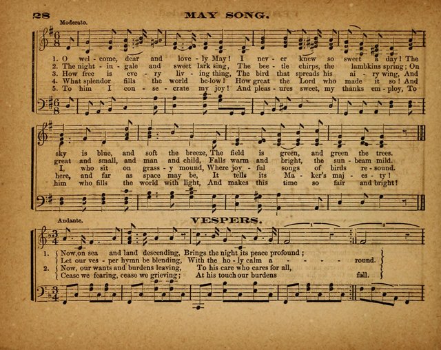 The Morning Stars Sang Together: a book of religious songs for Sunday schools and the home circle page 29
