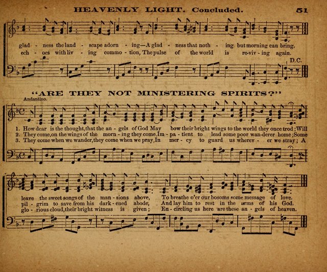 The Morning Stars Sang Together: a book of religious songs for Sunday schools and the home circle page 52