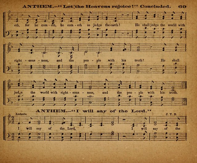 The Morning Stars Sang Together: a book of religious songs for Sunday schools and the home circle page 70