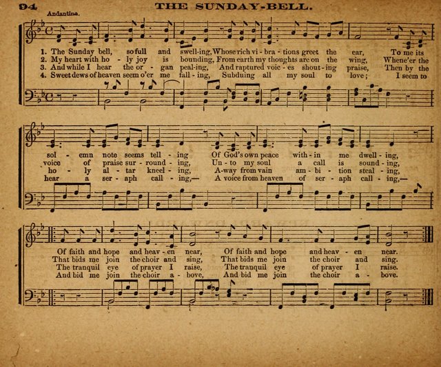 The Morning Stars Sang Together: a book of religious songs for Sunday schools and the home circle page 95