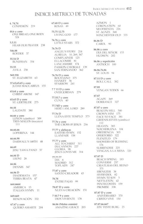 Mil Voces para Celebrar: Himnario Metodista page 601