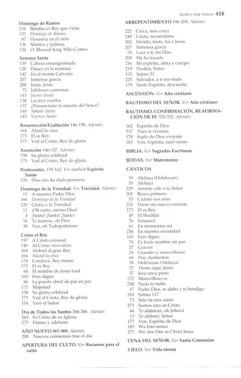 Mil Voces para Celebrar: Himnario Metodista page 607