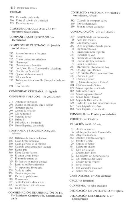Mil Voces para Celebrar: Himnario Metodista page 608
