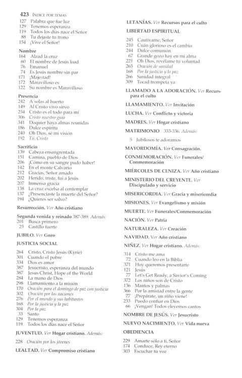 Mil Voces para Celebrar: Himnario Metodista page 612