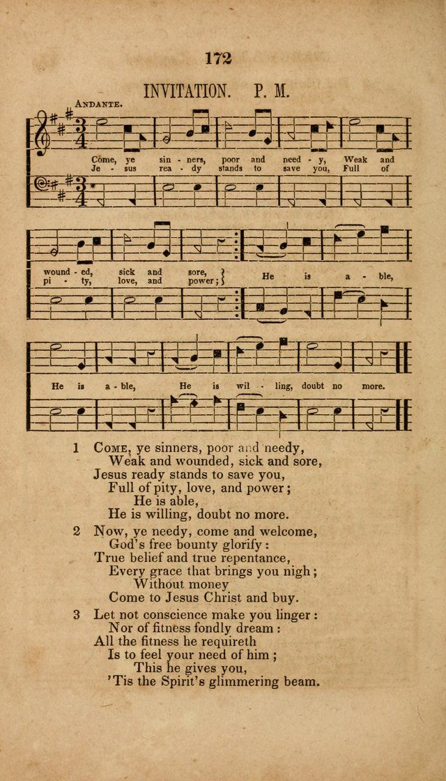 The Minstrel of Zion: a book of religious songs, accompanied with appropriate music, chiefly original page 172