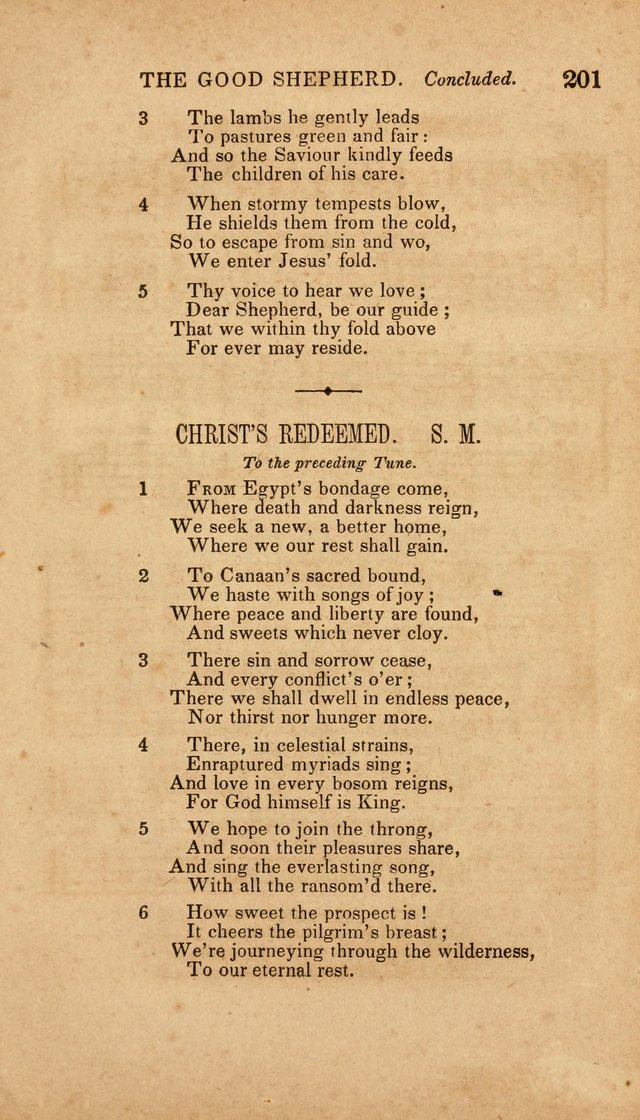 The Minstrel of Zion: a book of religious songs, accompanied with appropriate music, chiefly original page 201