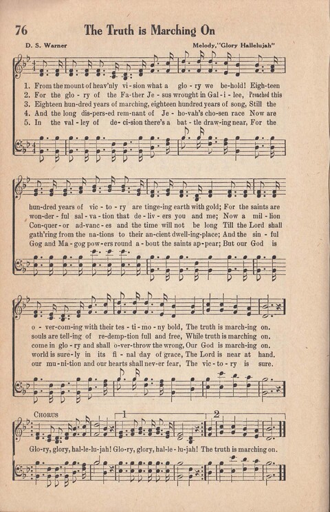 Melodies of Zion: A Compilation of Hymns and Songs, Old and New, Intended for All Kinds of Religious Service page 77