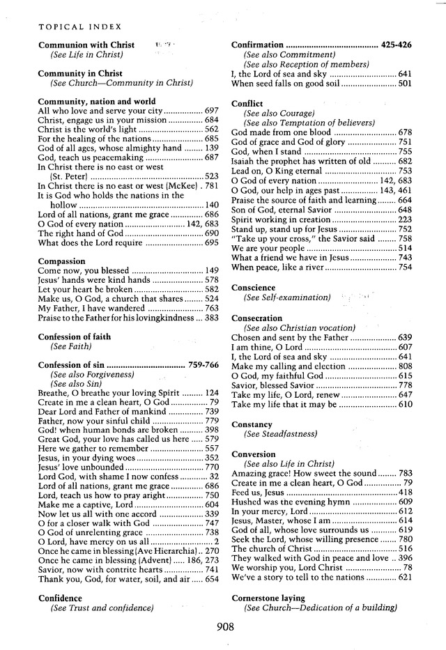 Moravian Book of Worship page 908