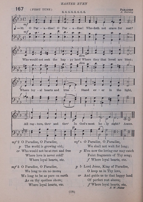 The New Hymnal: as authorized and approved for use by the general convention of the protestant episcopal church in the United States of America in the year of our Lord 1916; together with the ... page 176