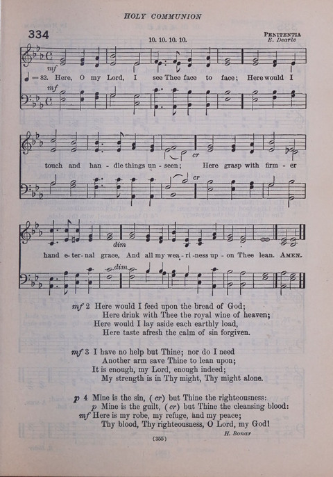 The New Hymnal: as authorized and approved for use by the general convention of the protestant episcopal church in the United States of America in the year of our Lord 1916; together with the ... page 355