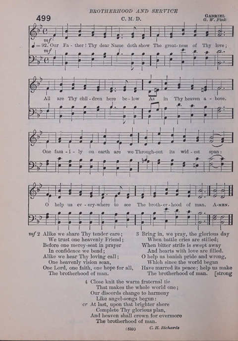 The New Hymnal: as authorized and approved for use by the general convention of the protestant episcopal church in the United States of America in the year of our Lord 1916; together with the ... page 510