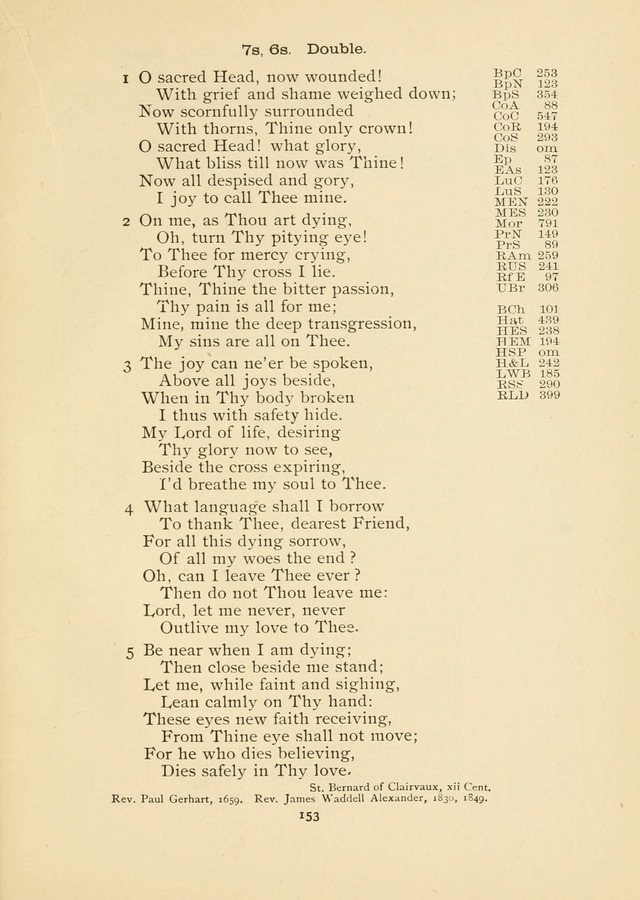 The National Hymn Book of the American Churches: comprising the hymns which are common to the hymnaries of the Baptists, Congregationalists, Episcopalians, Lutherans, Methodists, Presbyterians... page 153