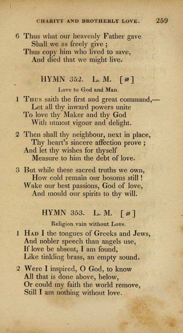 The New Hymn Book, Designed for Universalist Societies: compiled from approved authors, with variations and additions. Second Ed. page 270