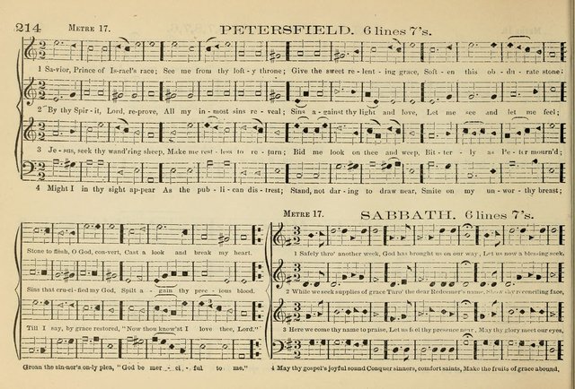 The New Harmonia Sacra: a compilation of genuine church music comprising a great variety of metres, harmonized for four voices (Eighteenth Edition) page 175