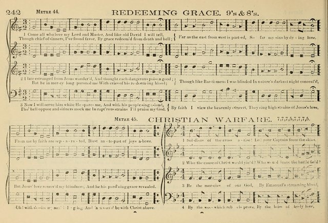 The New Harmonia Sacra: a compilation of genuine church music comprising a great variety of metres, harmonized for four voices (Eighteenth Edition) page 203