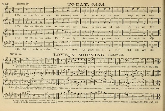The New Harmonia Sacra: a compilation of genuine church music comprising a great variety of metres, harmonized for four voices (Eighteenth Edition) page 207
