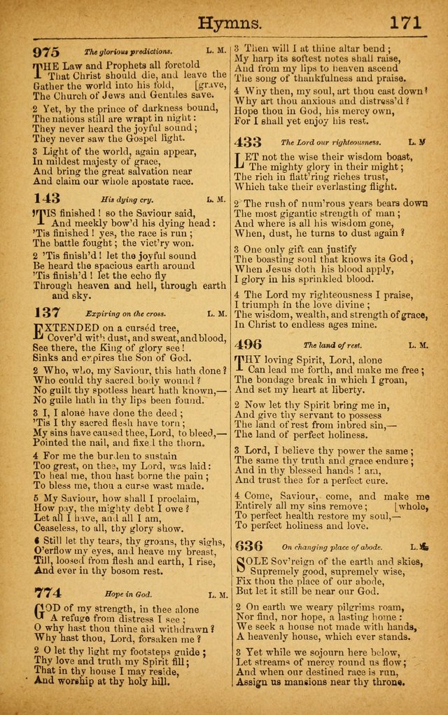 New Hymn and Tune Book: an Offering of Praise for the Use of the African M. E. Zion Church of America page 176