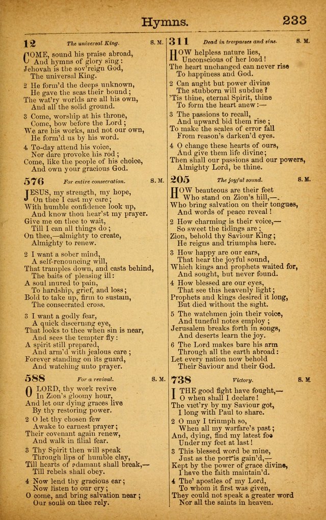 New Hymn and Tune Book: an Offering of Praise for the Use of the African M. E. Zion Church of America page 238