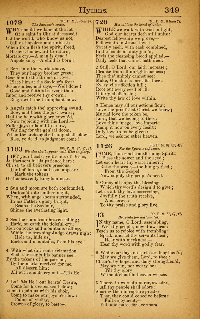 New Hymn and Tune Book: an Offering of Praise for the Use of the African M. E. Zion Church of America page 354