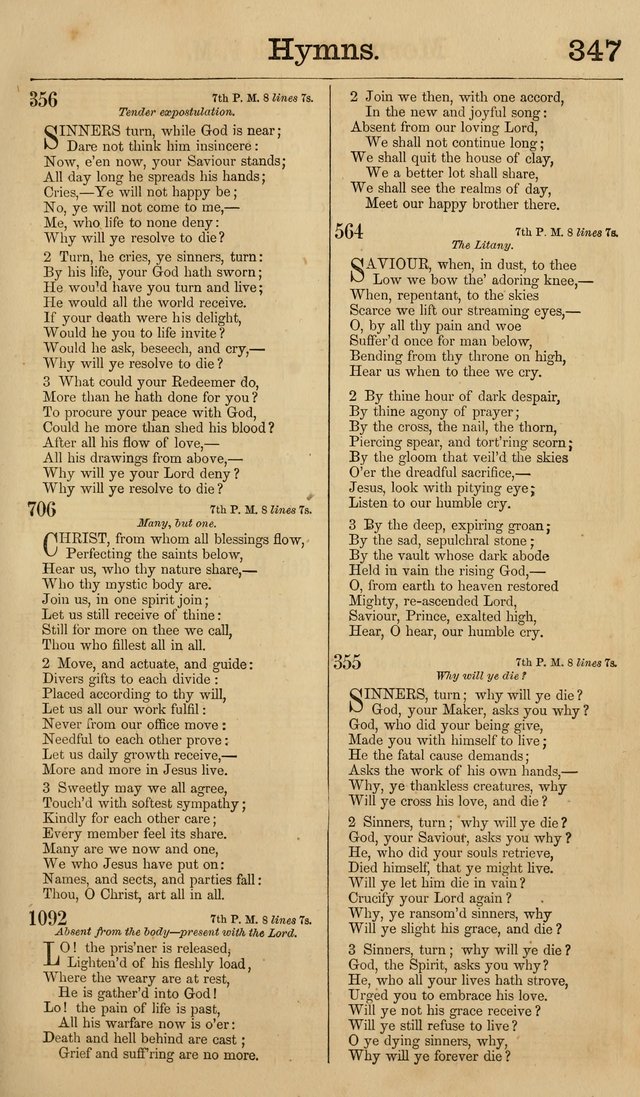 New Hymn and Tune book: an Offering of Praise for the Methodist Episcopal Church page 354