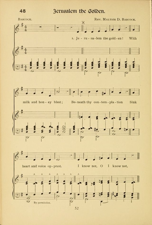 Northfield Hymns for Young People page 52