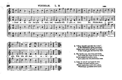 The New Harp of Columbia: a system of musical notation, with a note for each sound, and a shape for each note; containing a variety of most excellent psalm and hymn tunes, odes and anthems, happily... page 21