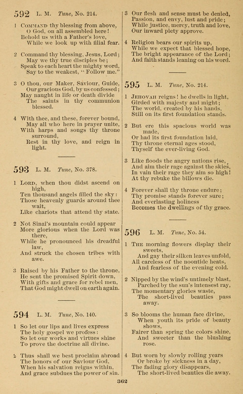 The New Jubilee Harp: or Christian hymns and song. a new collection of hymns and tunes for public and social worship page 362