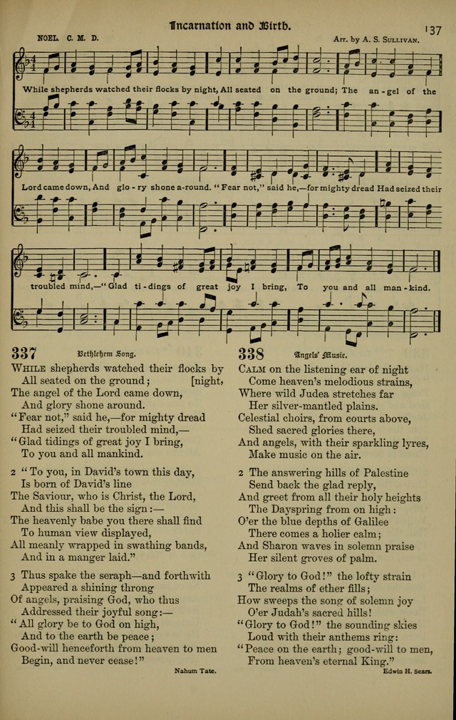 The New Laudes Domini: a selection of spiritual songs, ancient and modern for use in Baptist churches page 137