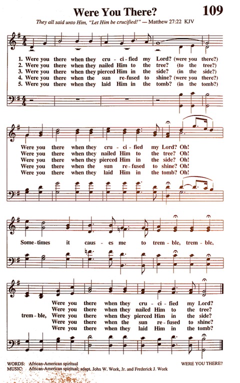 The New National Baptist Hymnal (21st Century Edition) page 121