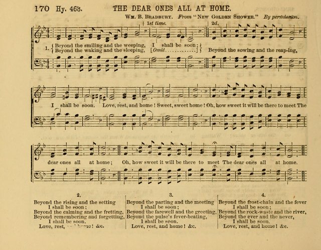 The New Sabbath School Hosanna: enlarged and improved: a choice collection of popular hymns and tunes, original and selected: for the Sunday school and the family circle... page 170