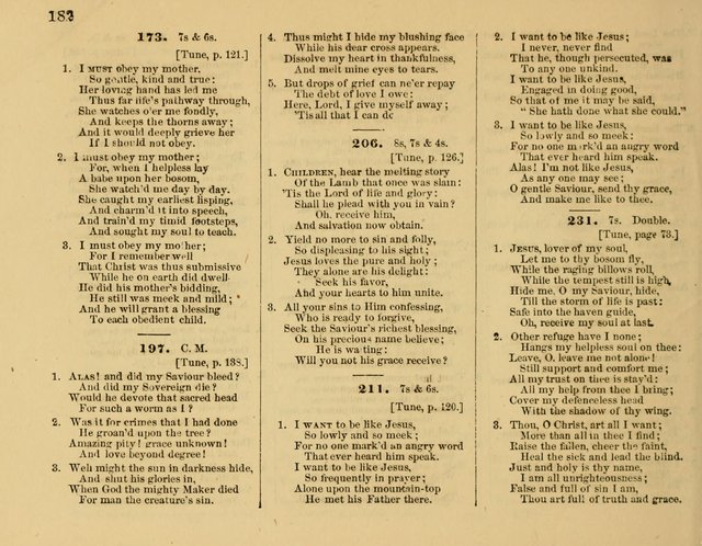 The New Sabbath School Hosanna: enlarged and improved: a choice collection of popular hymns and tunes, original and selected: for the Sunday school and the family circle... page 182
