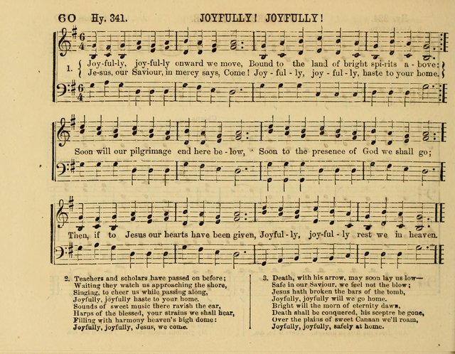 The New Sabbath School Hosanna: enlarged and improved: a choice collection of popular hymns and tunes, original and selected: for the Sunday school and the family circle... page 60