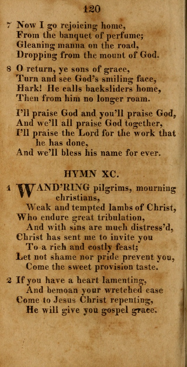A New Selection of Hymns: compiled from various authors: with a number of original hymns that have never before appeared in print page 120