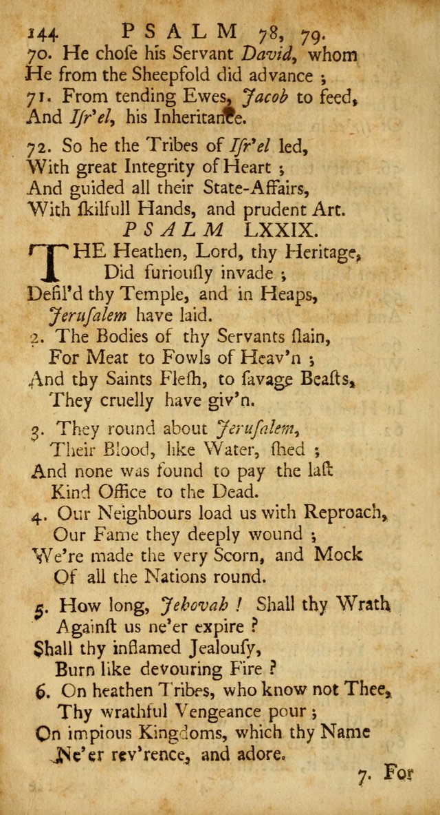 A New Version of the Psalms of David: Fitted to the Tunes Used in the Churches, With Several Hymns Out of the Old, and New, Testament page 153
