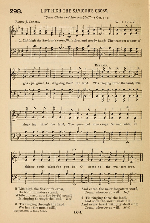 Our Glad Hosanna: for the service of Song in the Sunday School, the Social Gathering, and the Prayer Meeting page 164
