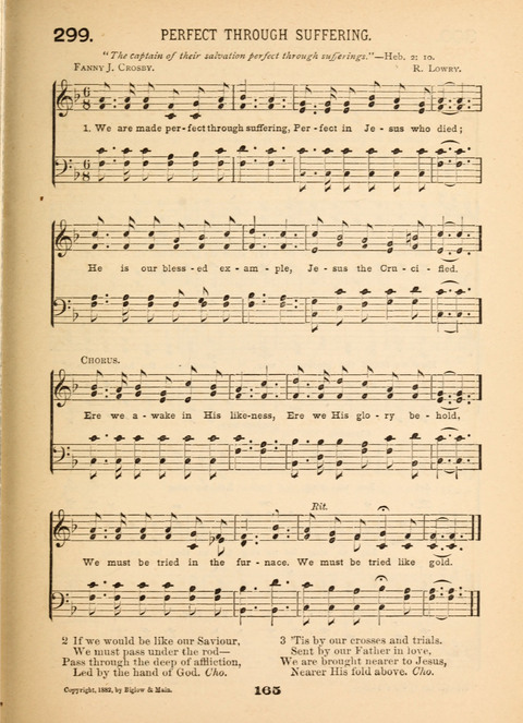Our Glad Hosanna: for the service of Song in the Sunday School, the Social Gathering, and the Prayer Meeting page 165