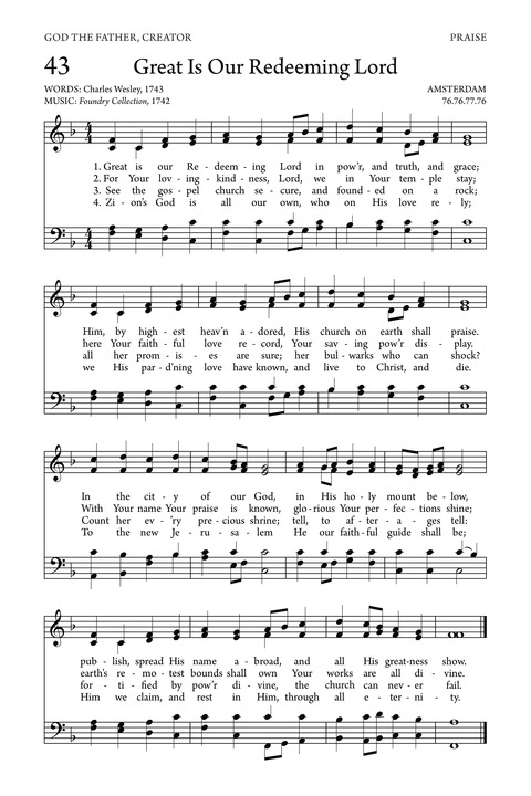 Our Great Redeemer