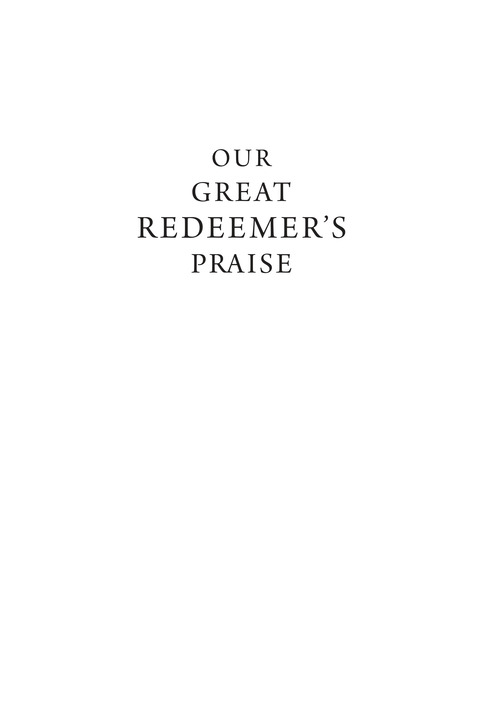 Our Great Redeemer
