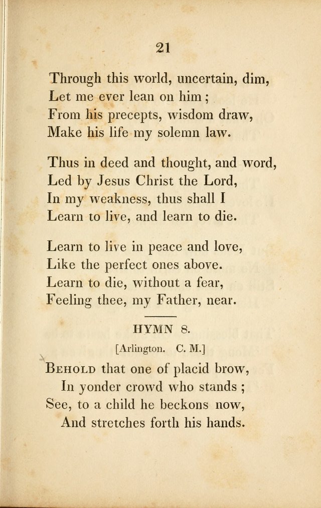 Original Hymns for Sabbath Schools page 14