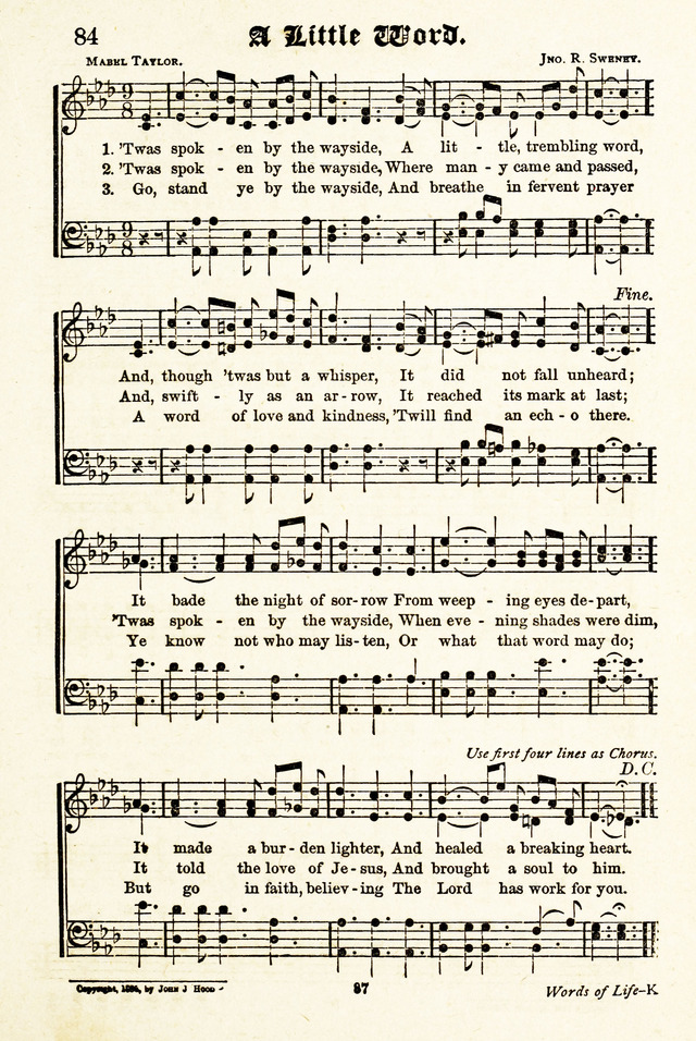On Joyful Wing : A Book of Praise and Song page 85